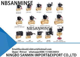 2W Series Solenoid Valve Brass Valve Water Valve Steam Valve Anti - Explosion Solenoid Valve