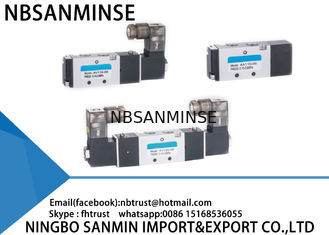 4V 100 Series Solenoid Pneumatic Valve Three Position Double Controlled AirTAC Type