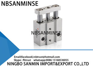 Double Acting Miniature Guided Pneumatic Cylinder 50 - 500 mm / s Piston Speed