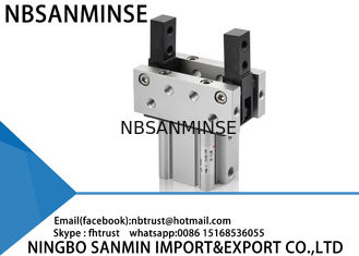 Custom MHT2 Pneumatic Air Cylinder Gripper , Toggle Gripper Pneumatic SANMINSE Sanmin