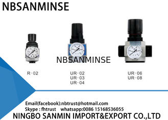 3/4 Inch 1 Inch High Flow Air Pressure Regulator Filter Lubricator High Reliability