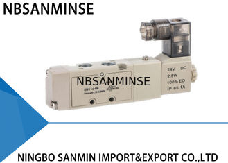 Double / Single Coil Electro Pneumatic Solenoid Directional Control Valve 1 / 8 Inch