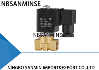 Professional P2 Small Brass Solenoid Valve 3 / 8 " Customized High Reliability