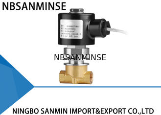 CO2 Liquid Steam Brass Solenoid Valve Normally Closed High / Low Temperature