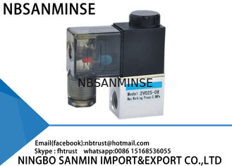 2V Series DC 12 Volt Pneumatic Solenoid Valve 2 Way 2 Position Direct Drive / Guide Type Action