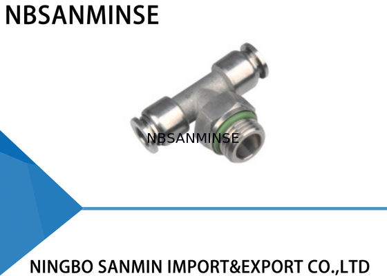 Metric High Flow Stainless Steel Air Fittings - 20 ℃ - 140 ℃ Temperature