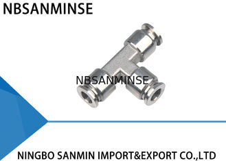 SSE Tee Air Hose Quick Coupler Pneumatic Pipe Fitting Excellent Acid Resistant