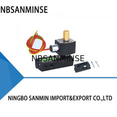 NBR PUR Seal Slide Sleeve Pneumatic Solenoid Valve 0.2 - 1.0Mpa