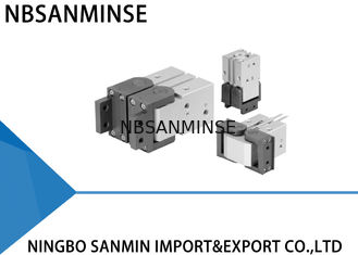 Double Acting Pneumatic Air Cylinder Gripper 180° Angular Type Rack & Pinion Type Parallel Jaw Gripper