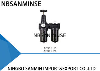 Pneumatic Air Filter Regulator Lubricator G Thread 1 1 / 2 " , 2 " Port Size