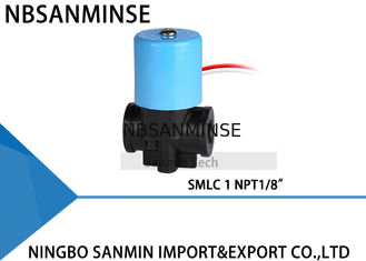 Plastic Brass Solenoid Valve Normally Closed 2 Way Plastic Valve Body 30cm Lead Length