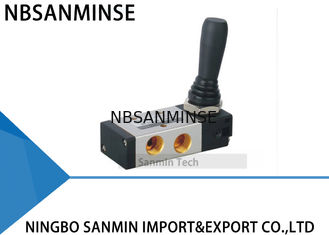 4H Series Pneumatic Solenoid Valve Two Position / Three Position Five Way Hand Pull