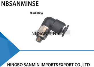 PL - C Compact One Touch Fitting Mini Fittings Plastic Pneumatic Parts Push In Air Male Elbow Fitting Sanmin