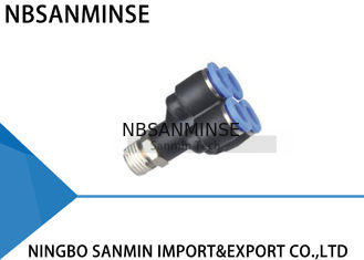 PXT Pneumatic Air Fittings Quick Connector 5 Way Double Y Type Push In Joint Sanmin