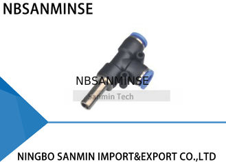 PDJ Pneumatic Hose Connector Branch Run Tee Push In One-Touch Air Quick Fittings High Quality Sanmin