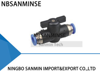 BVU Equal Straight Quick Connection Ball Valve Fittings For Air Compressor Pressure Pneumatic Devices Sanmin