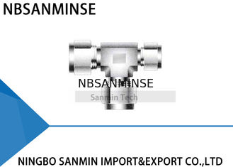 RUBT Union Tee Stainless Steel SS316L Plumbing Fitting Pneumatic Air Fitting High Quality Sanmin