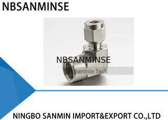 FE Female Elbow Pneumatic Air Fittings Stainless Steel 316L Tube Standard
