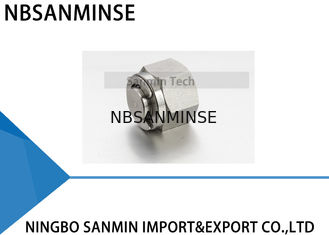 P Type Plug Pneumatic Air Fittings Stainless Steel 316L Tube Plumbing Fitting