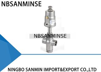 JDF1100 / JDF1200 Pneumatic Angle Seat Valve 3 Way Angle Valve Double Acting Food Machine