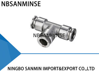 NBSANMINSE SSPUT Connector Pneumatic Anticorrosion Air Compressor Stainless Steel Fittings Food Grade Fitting Union Tee