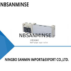 GVA Series Vales Island bottom connection and half pipe valve plate