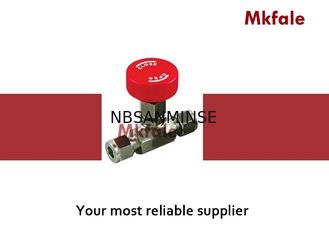 MNV Mini Gas Needle Hydraulic Ball Valve Tube End Connection Angle Type
