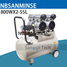 800WX2 - 55L Mini Air Compressor Oilless High Pressure Mute Design Wood Working Home Application AC220V High Quality