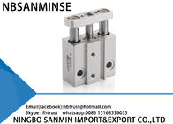Double Acting Miniature Guided Pneumatic Cylinder 50 - 500 mm / s Piston Speed