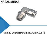 SSL Stainless Steel Air Fittings , Air Line Quick Connect Fittings 1.8MPa Max Pressure