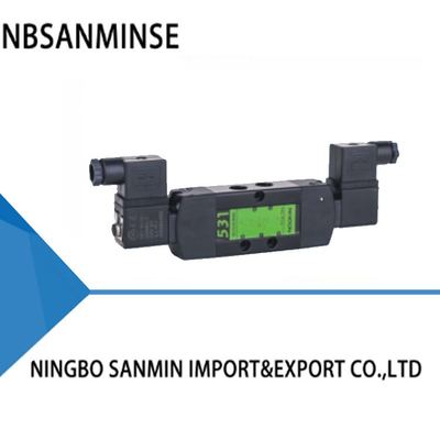 IP65 Waterproof Double Coil Solenoid Valve 0.2-1.0Mpa 60°C NBR PUR Seal Slide Sleeve Type