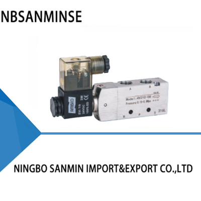 SANMIN All Stainless Steel Plate Type Single Electric Control valve 0.2-1.0Mpa 120°C spool valve spacer type