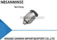 PC - C Compact One Touch Fitting Mini Fittings Pneumatic Push In Pneumatic Air Male Straight Fitting Sanmin