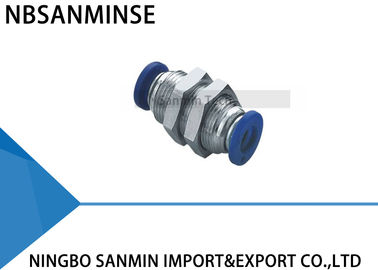 PMM Bulkhead Union Tube Pneumatic Hose Quick Cnnecting PU Tube Fitting Plastic Fitting Sanmin