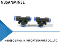 PUT Pneumatic Push Quick Plastic Fitting Tube Union Tee Fittings Air Compressor Accessories Sanmin