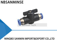 BVU Equal Straight Quick Connection Ball Valve Fittings For Air Compressor Pressure Pneumatic Devices Sanmin