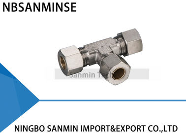 Brass Compression Fitting Pneumatic Air Fittings 4 , 6 , 8 , 10  12 mm Port Size