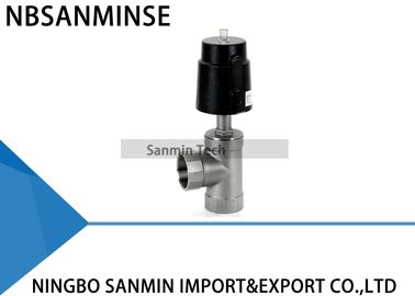 JDF1400 / JDF1500 Pneumatic Angle Seat Valve SS 304 Pneumatic Drain Valve