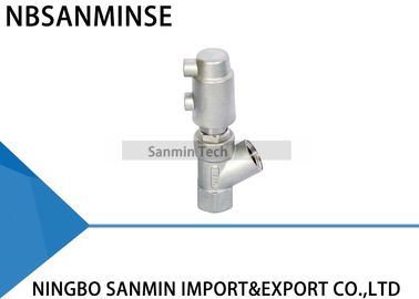 JDF900 - 1 JDF900 - 2 Pneumatic Angle Seat Valve Vertical Filling Thread Connection