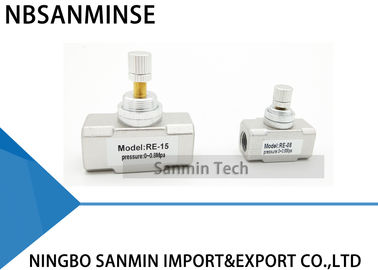 NBSANMINSE RE Flow Capacity Control Valve G Thread 1/8 1/4 3/8 1/2 Pneumatic Air Standard Type Control Valve