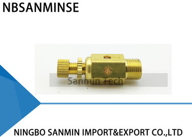 NBSANMINSE C Type Pneumatic Air Fittings Muffler Throttle Valve Pneumatic Brass Silencer