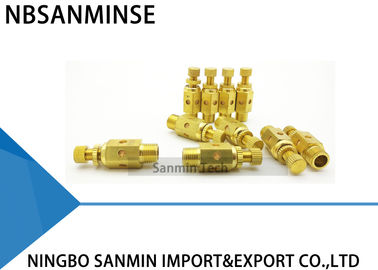 NBSANMINSE C Type Pneumatic Air Fittings Muffler Throttle Valve Pneumatic Brass Silencer