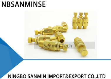 NBSANMINSE C Type Pneumatic Air Fittings Muffler Throttle Valve Pneumatic Brass Silencer