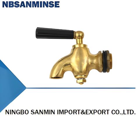 Copper wood handle hot water nozzle