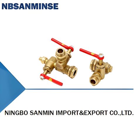 Three handle liquid level gauge