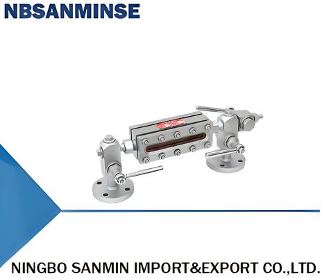 Steel flat plate level gauge