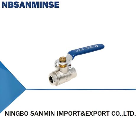Chrome plated brass ball valve