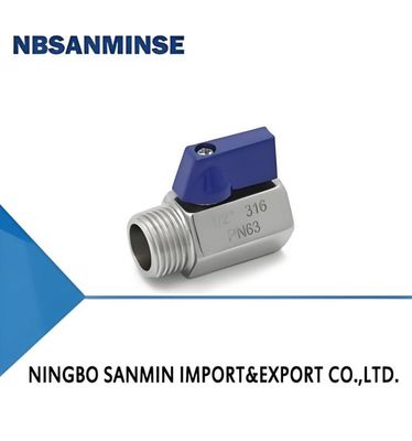 Mini Ball 1/8inch Pneumatic Operated Solenoid Valve M/F
