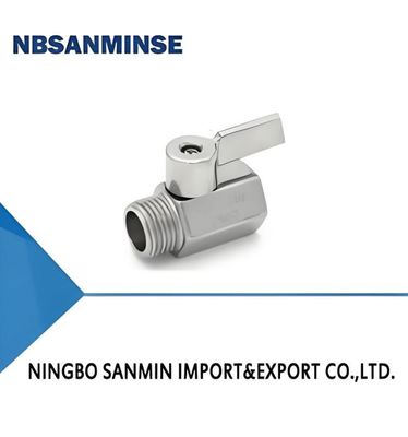 Mini Ball 1/8inch Pneumatic Operated Solenoid Valve M/F