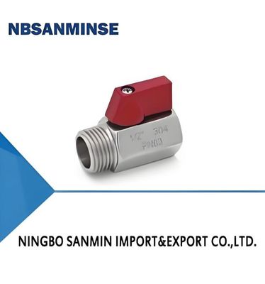 Mini Ball 1/8inch Pneumatic Operated Solenoid Valve M/F
